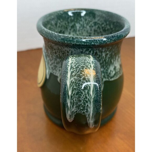 Deneen Pottery Mug Brewery Gulch California drip glaze Green - Picture 3 of 6